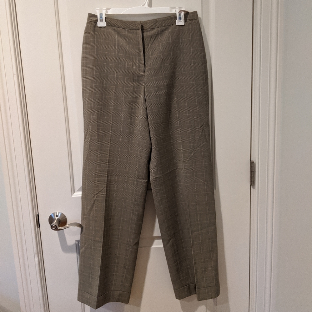 Calvin Klein women's suit pants - plaid